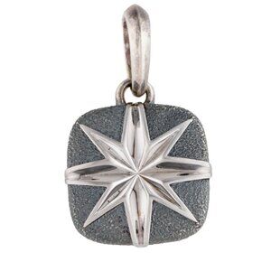DAVID YURMAN STERLING SILVER 925 POINTED STAR PENDANT